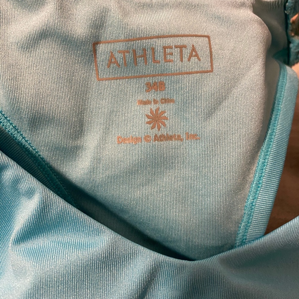 Blue Athleta tank - Picture 3 of 8